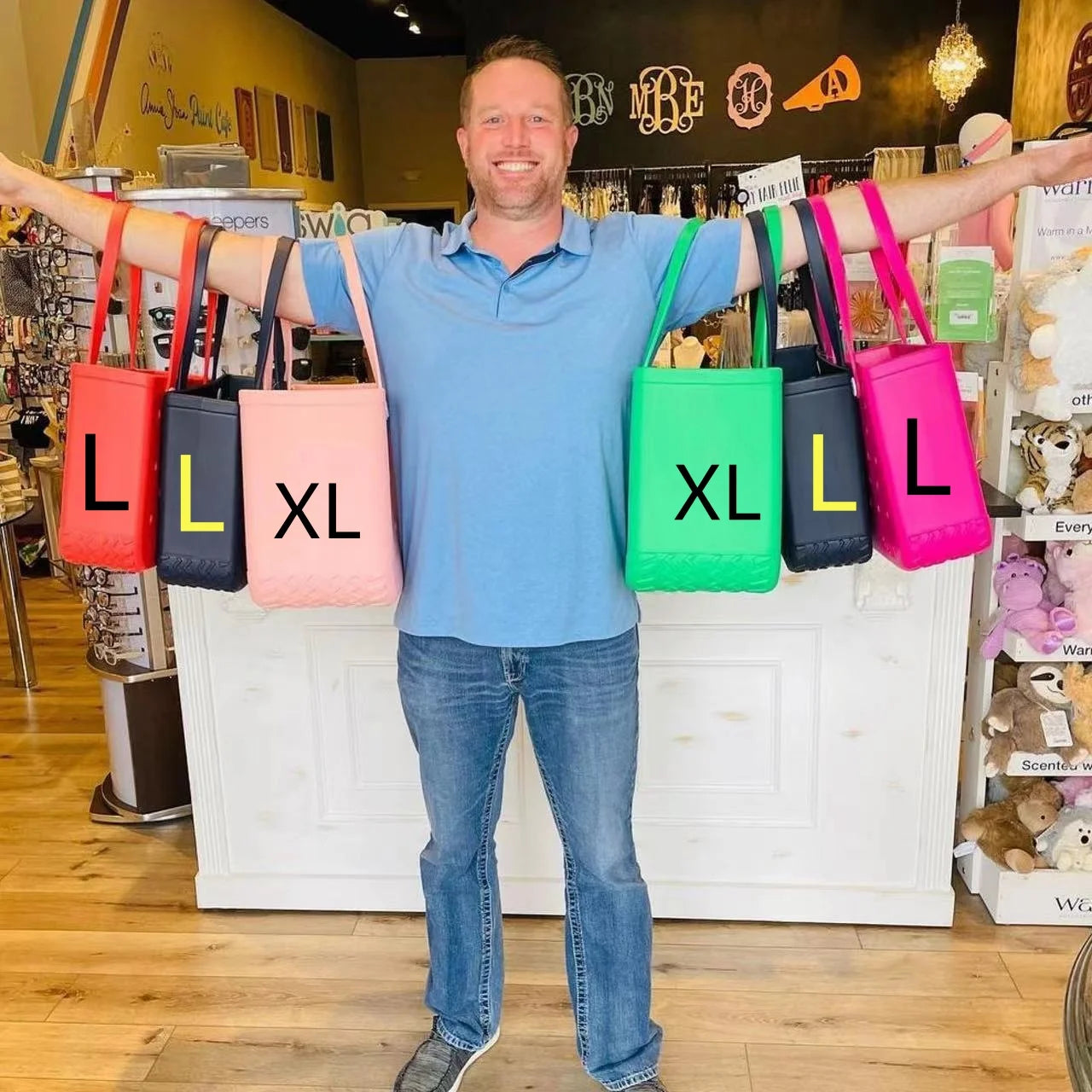 Large Kolorful Tote Bags Waterproof