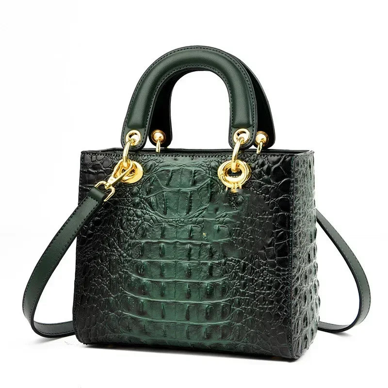 Kolorful Crocodile Printed Designer Bag