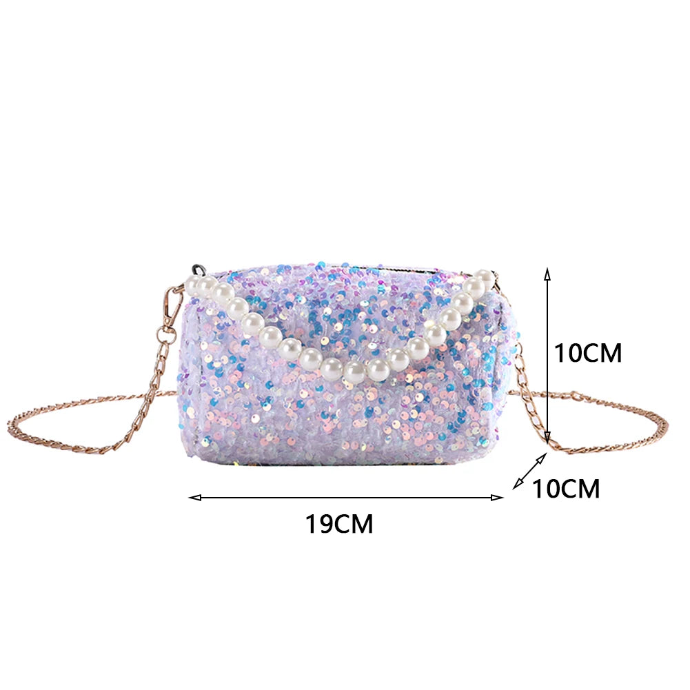 Multi Kolored Glitter Sequin Party Bagz