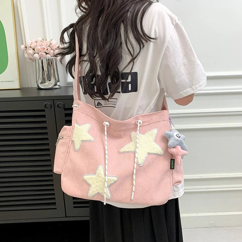Kolorful Star Design Casual Tote Bagz