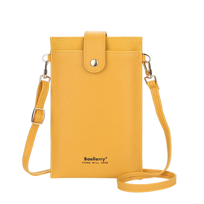 Kolorful Cellphone and Credit Card Small Crossbody Purse