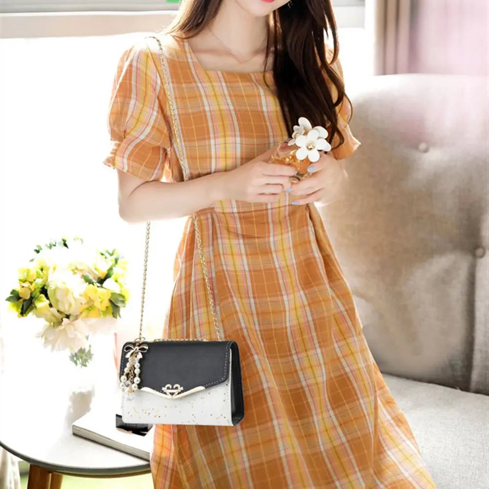 Kolorful Elegant Bagz with Pendants Chain Straps