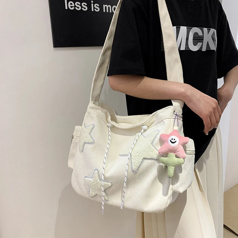 Kolorful Star Design Casual Tote Bagz