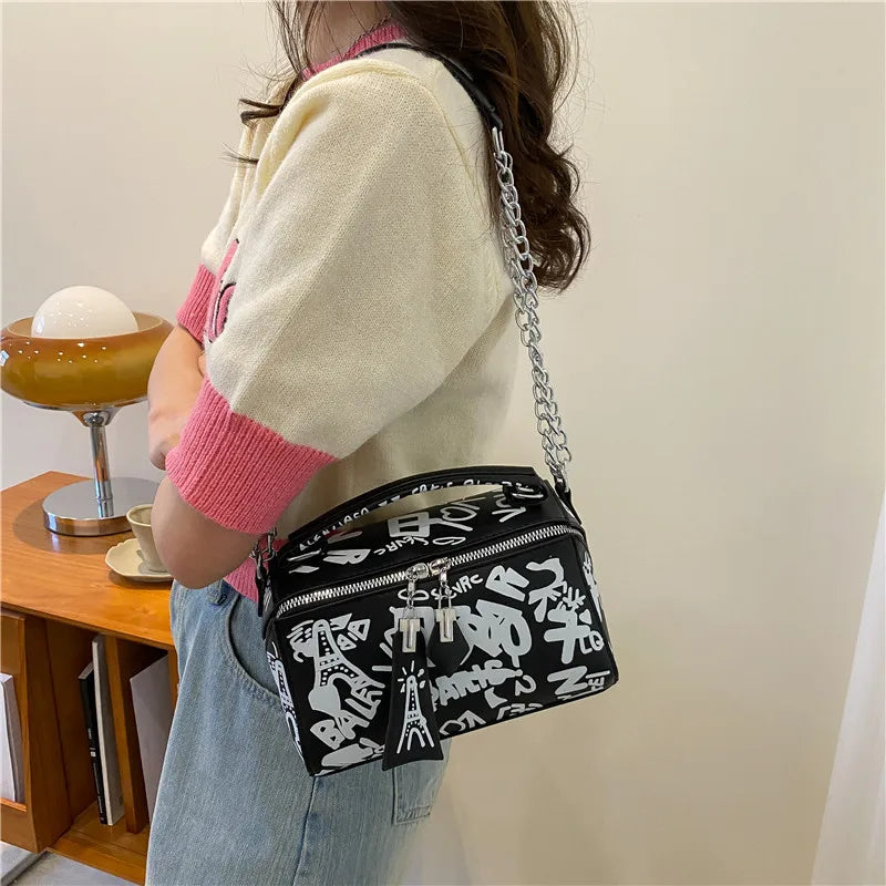 Designer Graffiti Kolorful Handbag