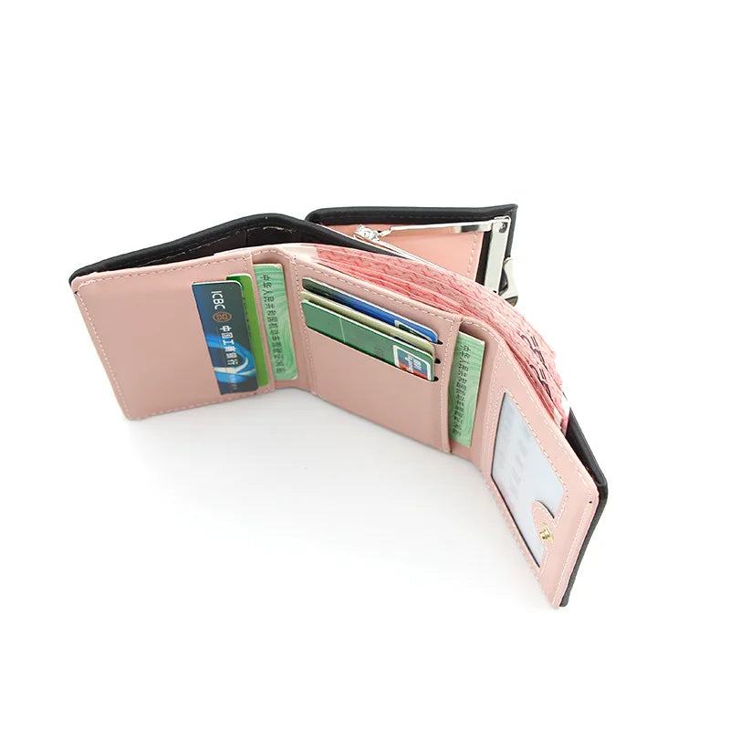 Kolorful Small Gold Heart Pendant Wallet
