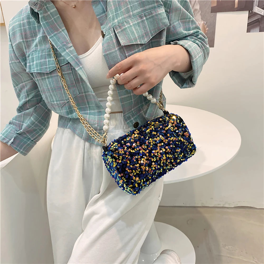 Multi Kolored Glitter Sequin Party Bagz