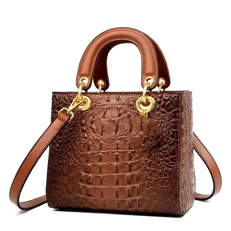 Kolorful Crocodile Printed Designer Bag