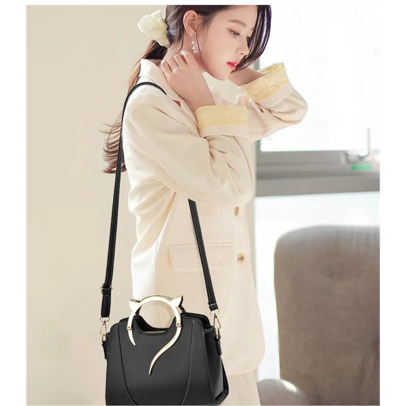 Kolorful Elegant Casual Cat Ears Purse