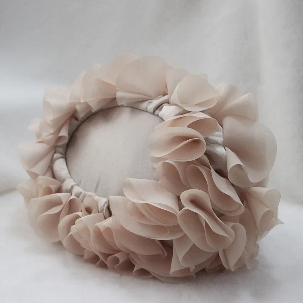 Kolorful Satin Frilly Party Bag