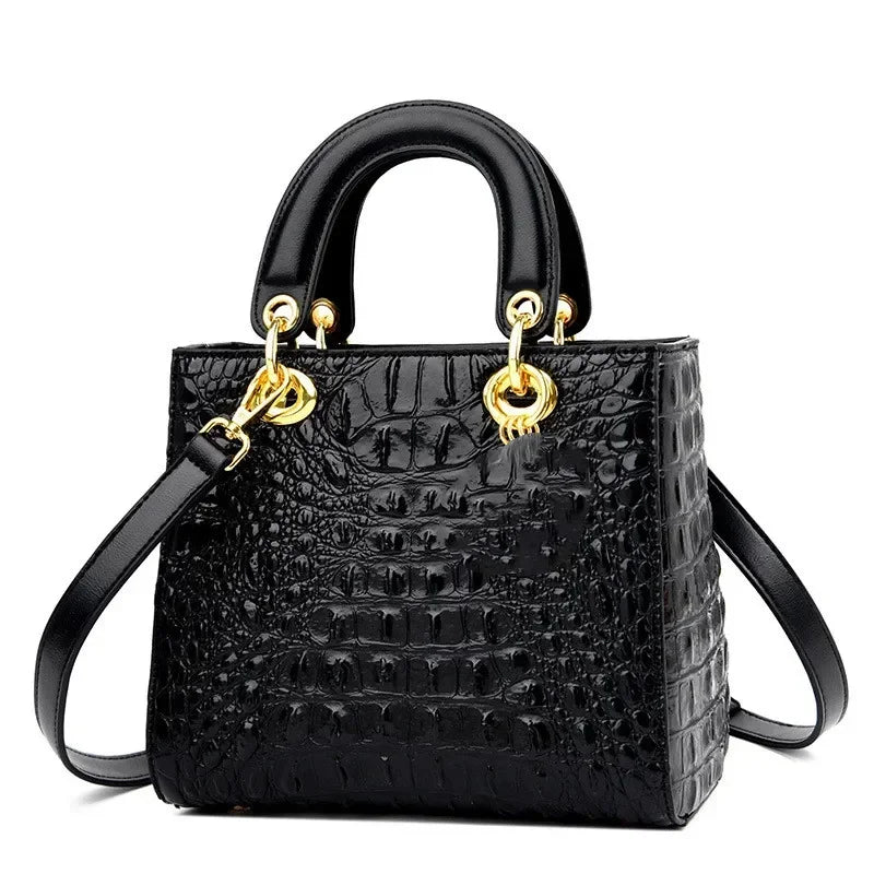 Kolorful Crocodile Printed Designer Bag