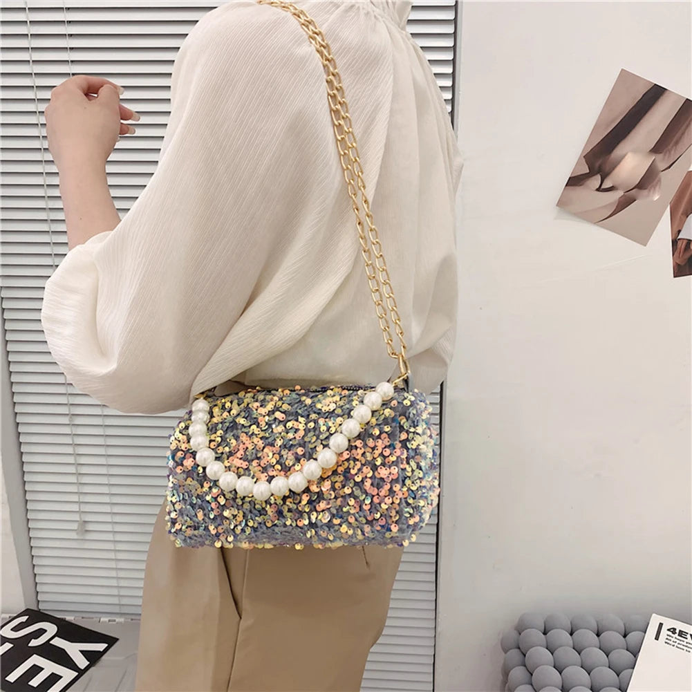 Multi Kolored Glitter Sequin Party Bagz