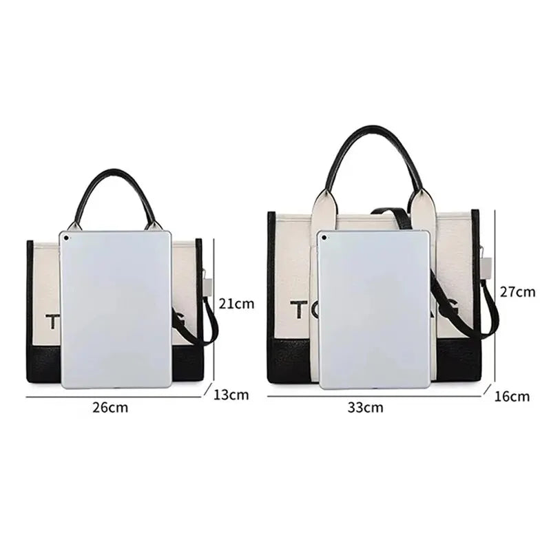 Designer Black and White The Tote Bag