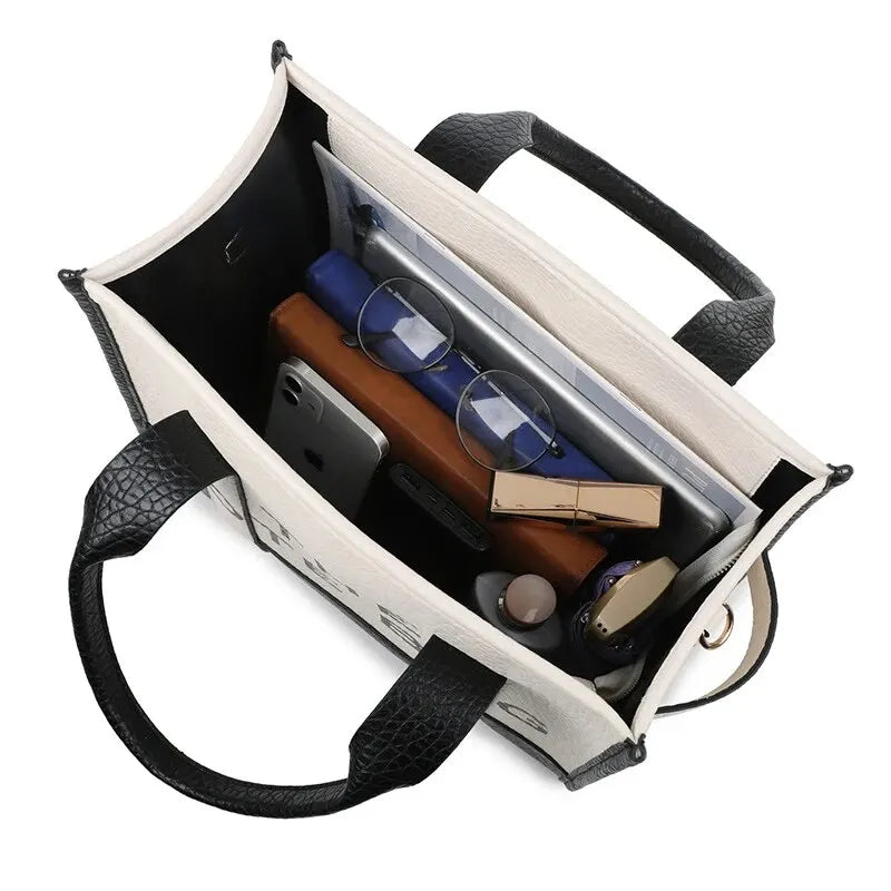 Designer Black and White The Tote Bag