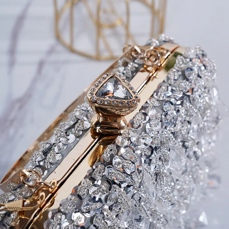 Kolorful Sequin Luxury Chain Purse