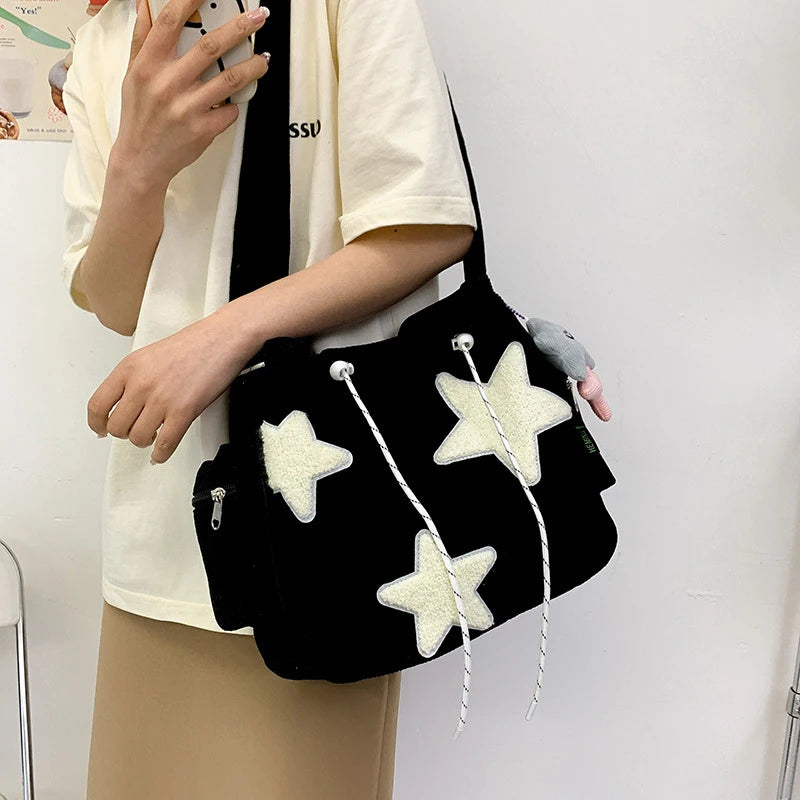 Kolorful Star Design Casual Tote Bagz