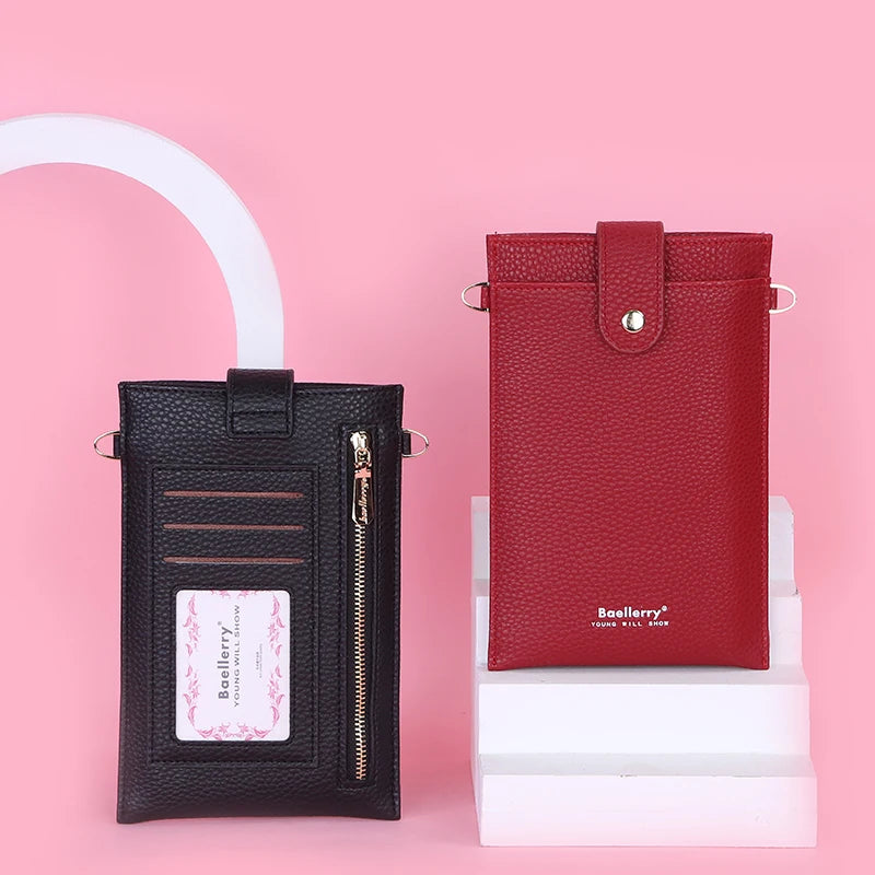 Kolorful Cellphone and Credit Card Small Crossbody Purse