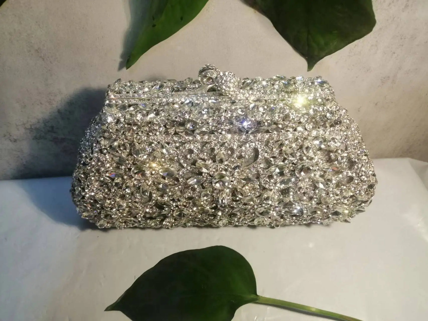Kolorful Elegant Crystal Rhinestone Formal Clutch Bag