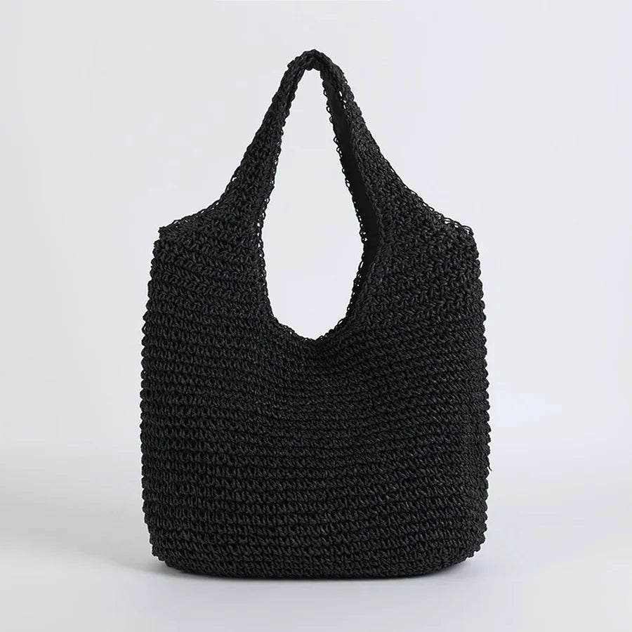 Kolorful Hobo Straw Summer Bag