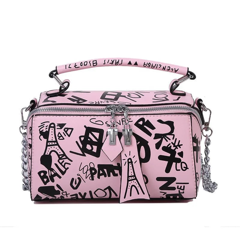 Designer Graffiti Kolorful Handbag
