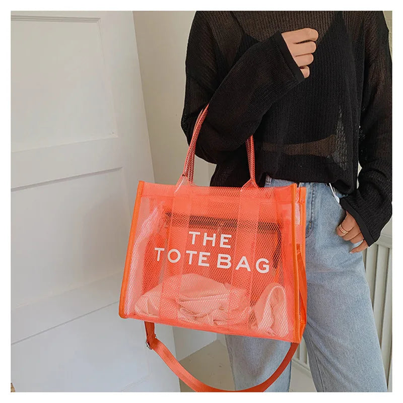 Kolorful Clear The Tote Bagz