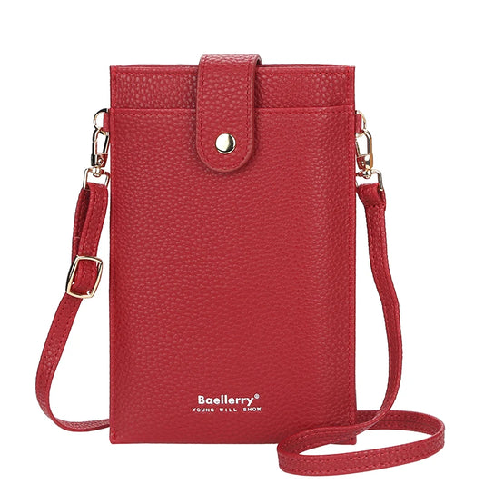 Kolorful Cellphone and Credit Card Small Crossbody Purse