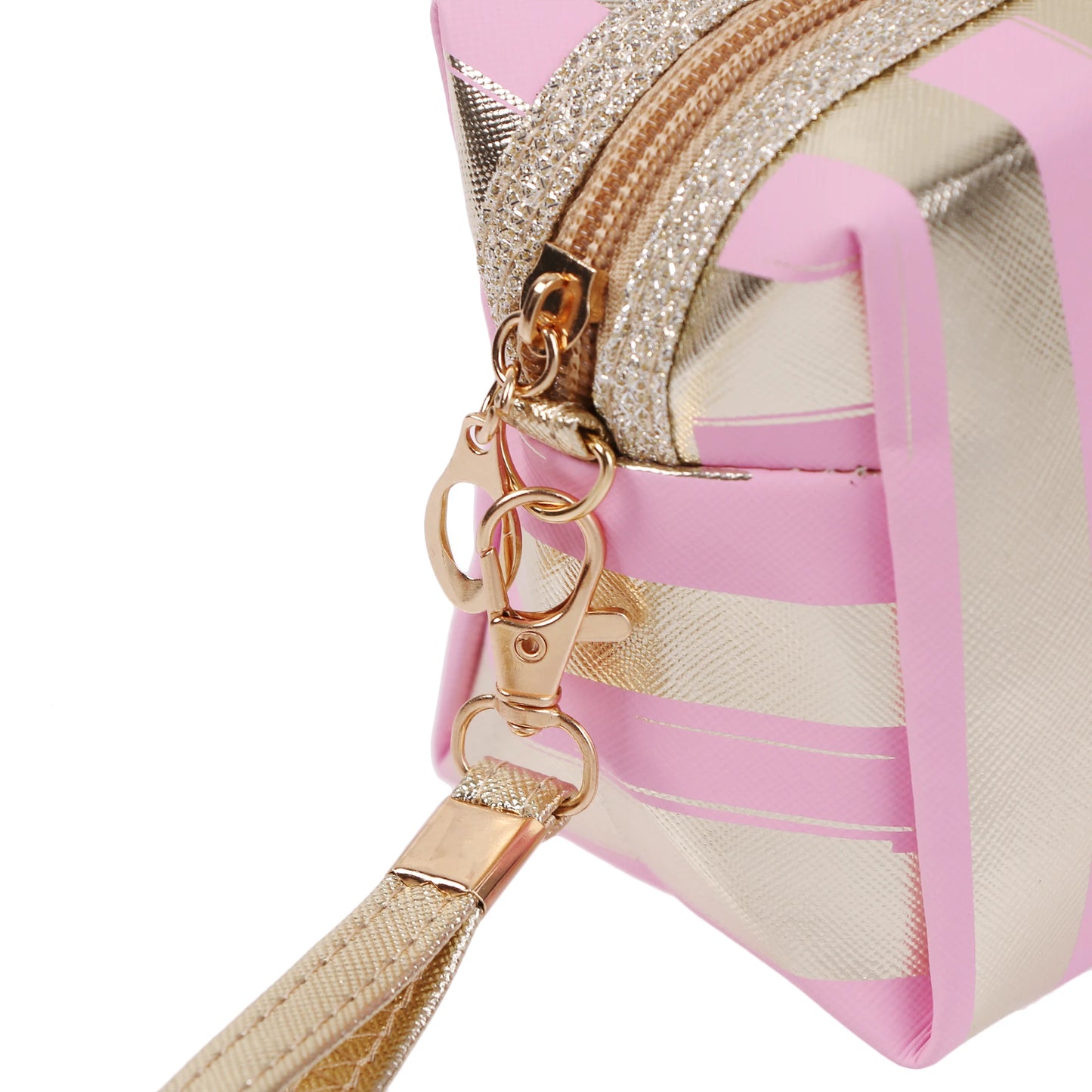 Kolorful Striped Make Up Bagz