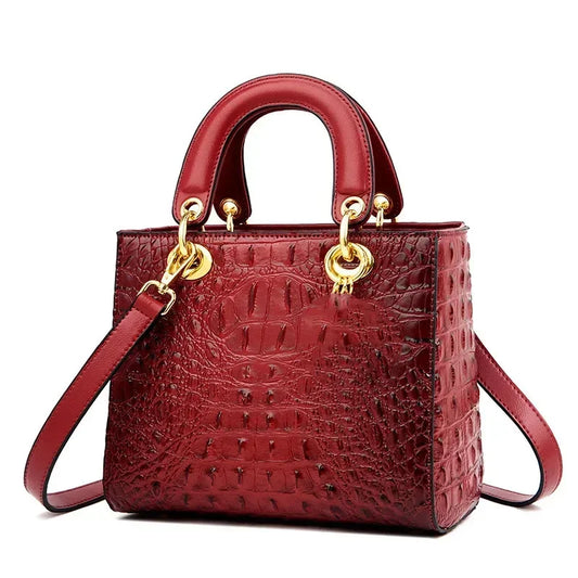 Kolorful Crocodile Printed Designer Bag
